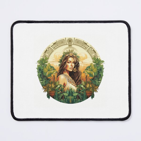 Item preview, Beautiful Mayan Girl Surrounded By Jungle designed and sold by MKDSN.