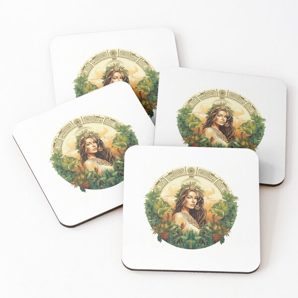 Item preview, Beautiful Mayan Girl Surrounded By Jungle designed and sold by MKDSN.