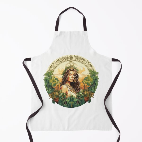 Item preview, Beautiful Mayan Girl Surrounded By Jungle designed and sold by MKDSN.