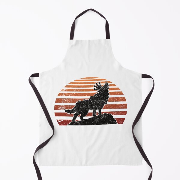 Item preview, Wolf With Crown Red Retro Vaporwave Sun Vintage Weathered designed and sold by TheRainFamily.