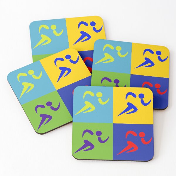 Item preview, Olympic Sports Series Classic Colored Art Athletics - Running designed and sold by Felipe G Studio.