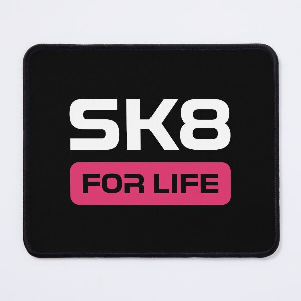 Item preview, SK8 For Life Logo Electric Pink Red designed and sold by JohnnyVillas.