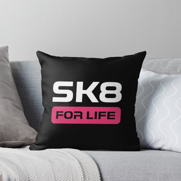 Item preview, SK8 For Life Logo Electric Pink Red designed and sold by JohnnyVillas.