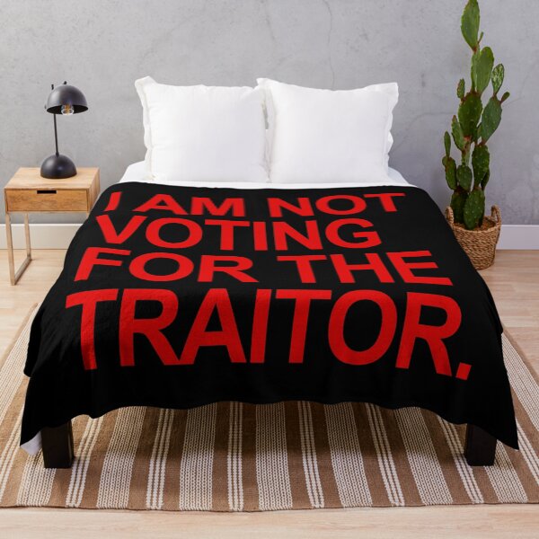 Item preview, I am not voting for the traitor (red) designed and sold by Thelittlelord.
