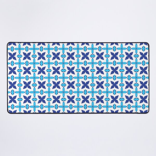 Item preview, Electric blue lilac geometric pattern 19 designed and sold by AneissPiaf.