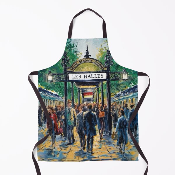 Item preview, Les Halles Metro - A Bustling Parisian Scene designed and sold by CARRAANN.