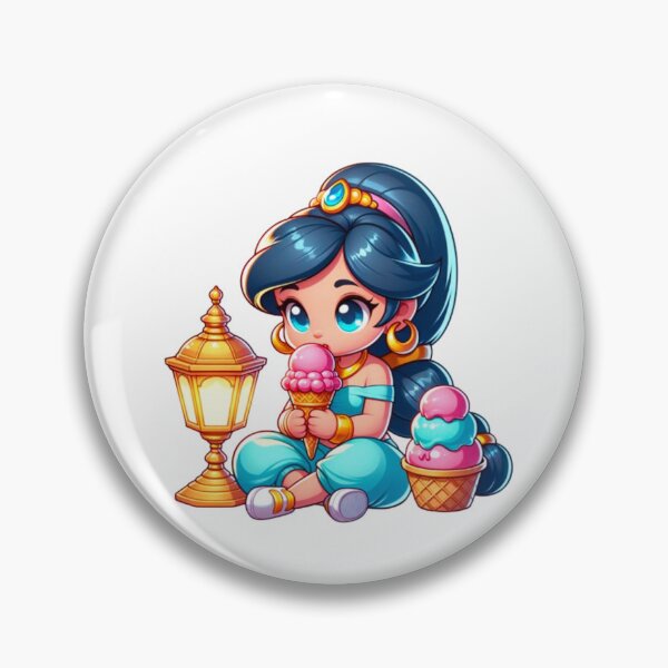 Item preview, Arabian Princess Jasmine Eating Ice Cream designed and sold by PedroStyle.