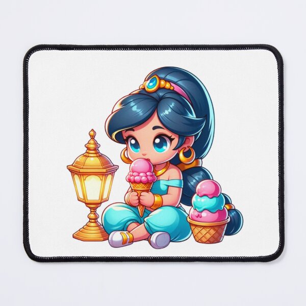 Item preview, Arabian Princess Jasmine Eating Ice Cream designed and sold by PedroStyle.