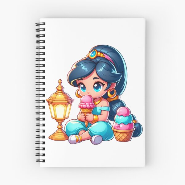 Item preview, Arabian Princess Jasmine Eating Ice Cream designed and sold by PedroStyle.