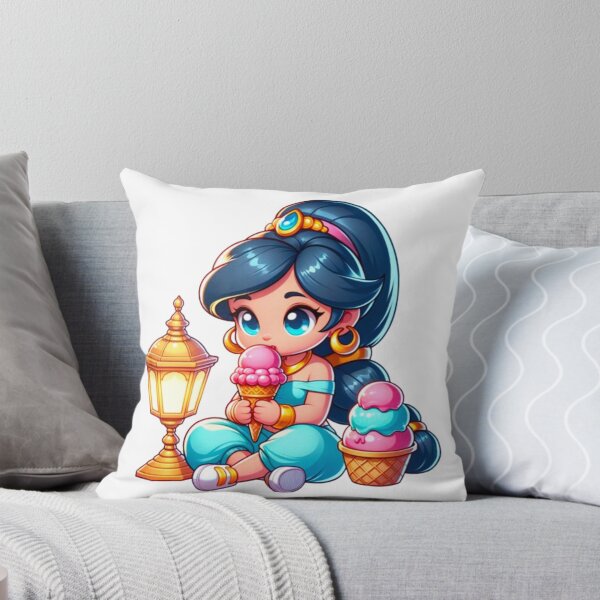 Item preview, Arabian Princess Jasmine Eating Ice Cream designed and sold by PedroStyle.