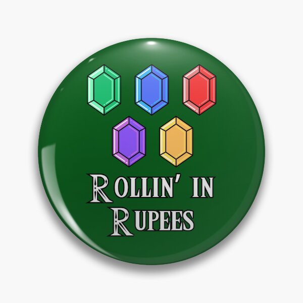 Item preview, Rolling in Rupees Legend of Zelda inspired designed and sold by Ellie Forder Condon.