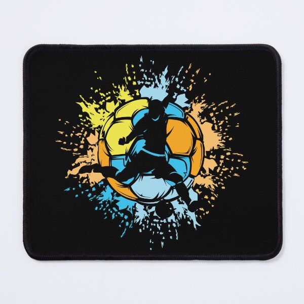 Item preview, player football color explosion sun ball illustration symbol designed and sold by AndreMi.