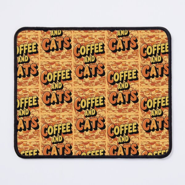 Item preview, Retro Coffee and Cats v1 designed and sold by FenwickDesign99.