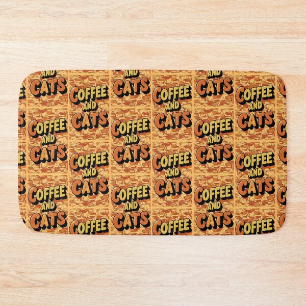 Item preview, Retro Coffee and Cats  v1 designed and sold by FenwickDesign99.