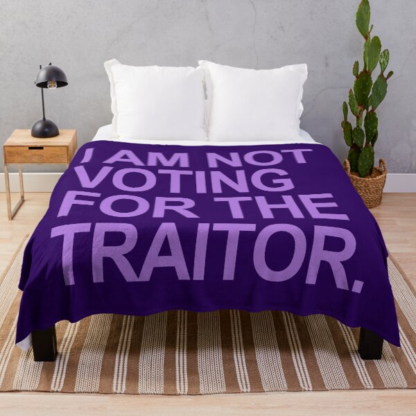 Item preview, I am not voting for the traitor - lavender designed and sold by Thelittlelord.
