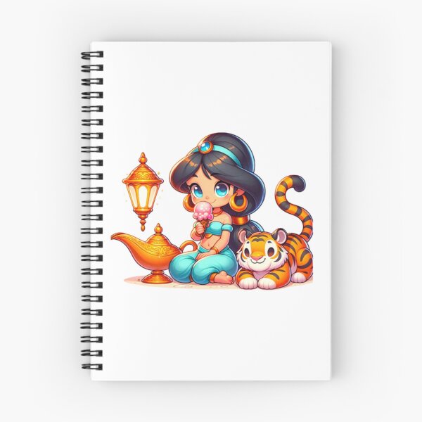 Item preview, Arabian Princess Jasmine and Rajah Eating Ice Cream designed and sold by PedroStyle.