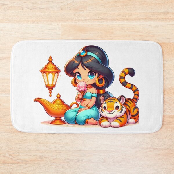 Item preview, Arabian Princess Jasmine and Rajah Eating Ice Cream designed and sold by PedroStyle.