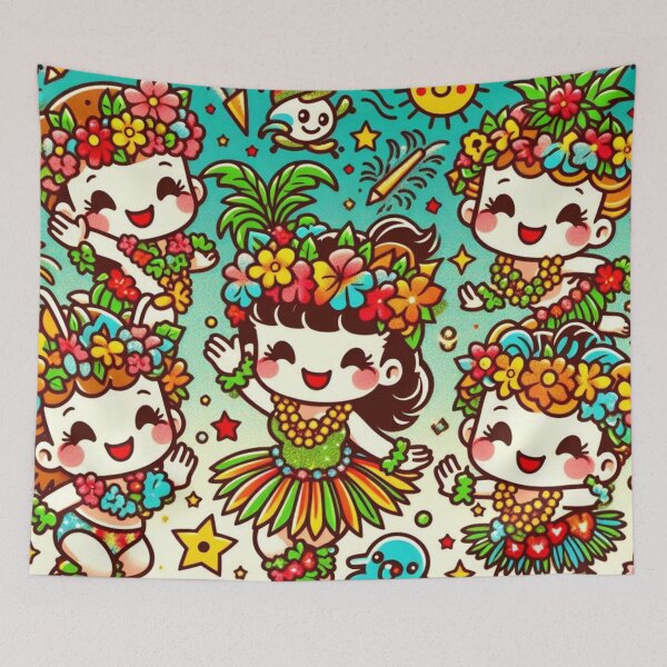 Item preview, Enchanting Hula Kids - 097 designed and sold by sagaofsilence.