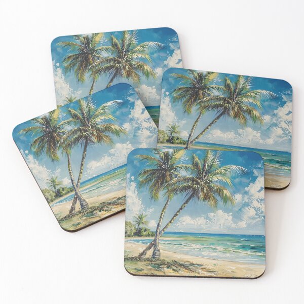 Item preview, Summer Beach Palm Scene designed and sold by dcrc.