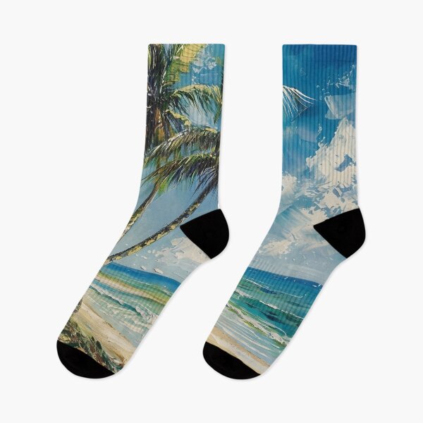 Item preview, Summer Beach Palm Scene designed and sold by dcrc.
