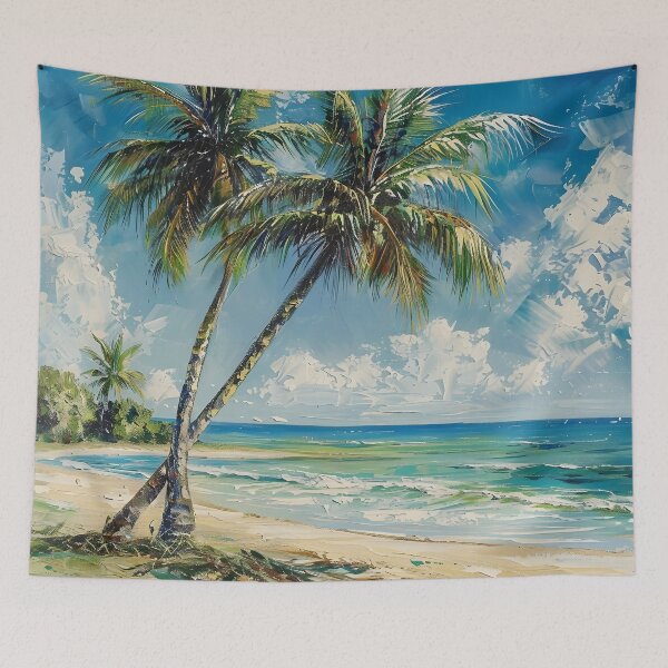 Item preview, Summer Beach Palm Scene designed and sold by dcrc.