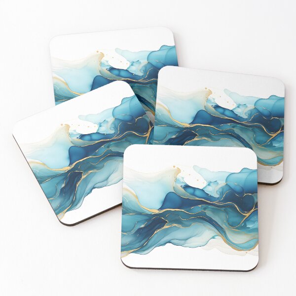 Item preview, Cyan - Kintsugi designed and sold by KootenayDesigns.
