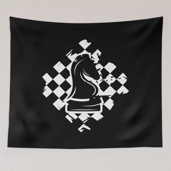 Item preview, chess field knight chess player chess pattern logo designed and sold by AndreMi.