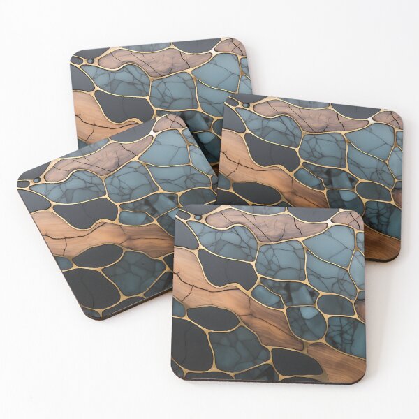 Item preview, Ebony Wood - Kintsugi designed and sold by KootenayDesigns.