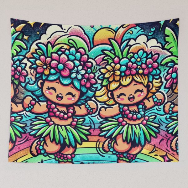 Item preview, Enchanting Hula Kids - 098 designed and sold by sagaofsilence.