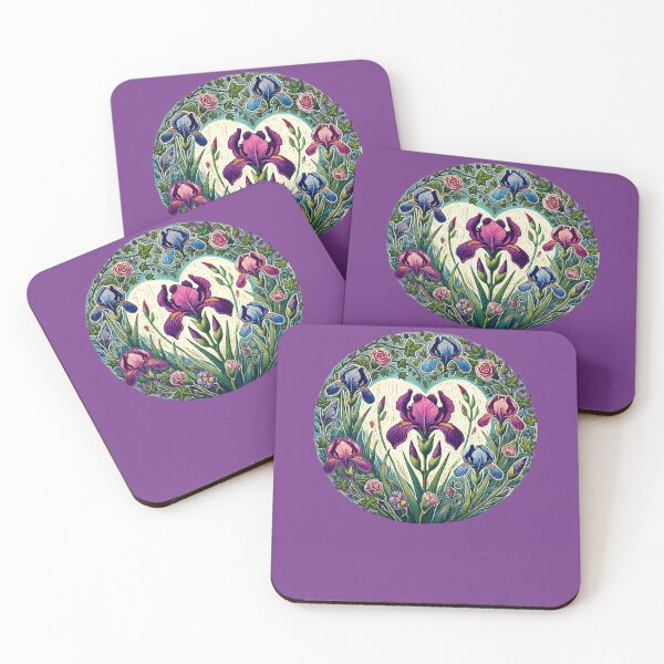 Aperçu de l'œuvre Iris violet créée et vendue par FrictionMaxxing.