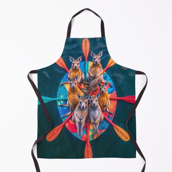Item preview, “Kanga-Crew Surfers: Kangaroos Conquer the Ocean” designed and sold by Art-Vortex-fr.