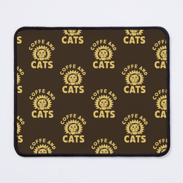 Item preview, Retro Coffee and Cats v2 designed and sold by FenwickDesign99.