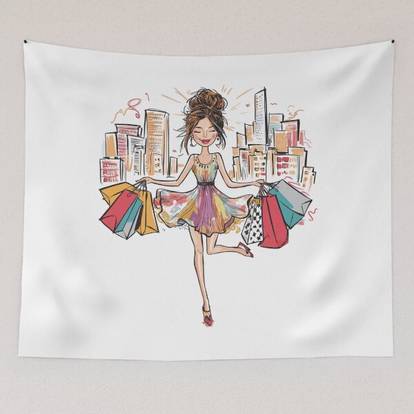 Item preview, The Chic Shopaholic Girl designed and sold by JPees.