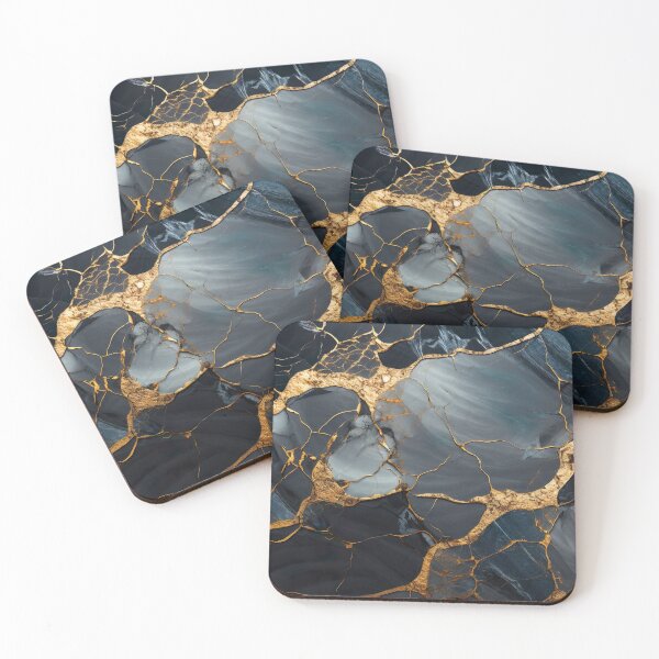 Item preview, Emperador Marble - Kintsugi designed and sold by KootenayDesigns.