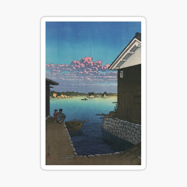 Item preview, Morning in Yobuko at Hizen by Kawase Hasui designed and sold by Takeda-art.