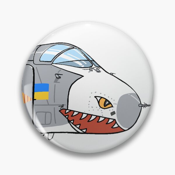 Item preview, Ukrainian Su-24 with shark mouth designed and sold by pbfirefly.