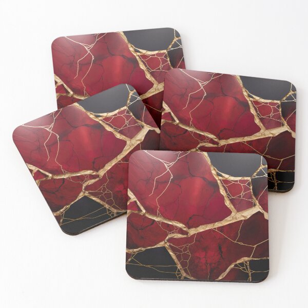 Item preview, Garnet - Kintsugi designed and sold by KootenayDesigns.