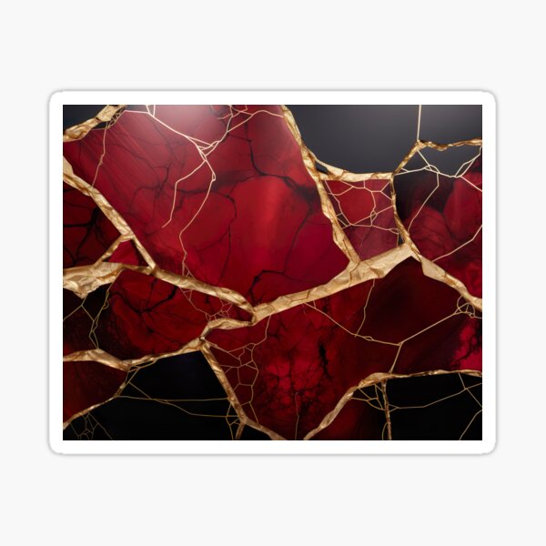 Item preview, Garnet - Kintsugi designed and sold by KootenayDesigns.