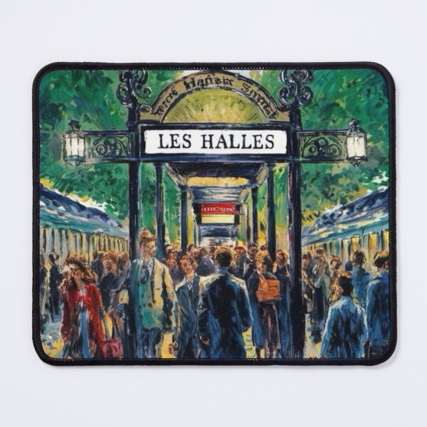 Item preview, Les Halles Metro - Dynamic Parisian Life designed and sold by CARRAANN.