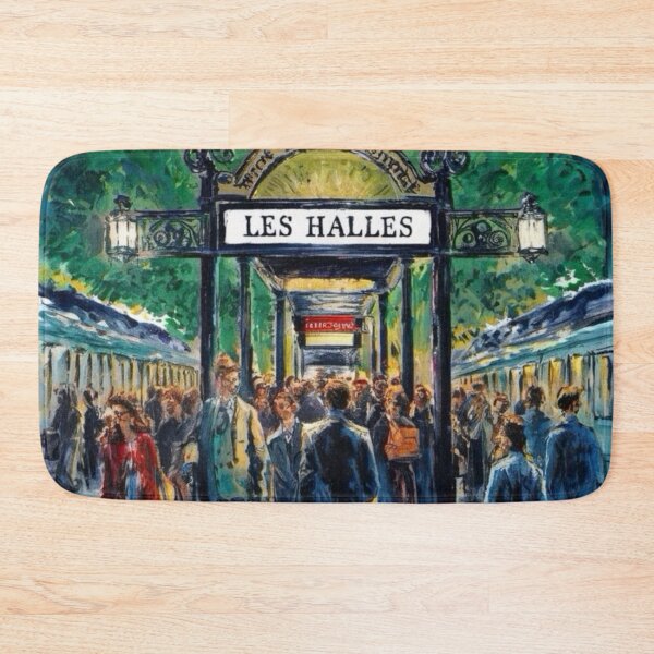 Item preview, Les Halles Metro - Dynamic Parisian Life designed and sold by CARRAANN.
