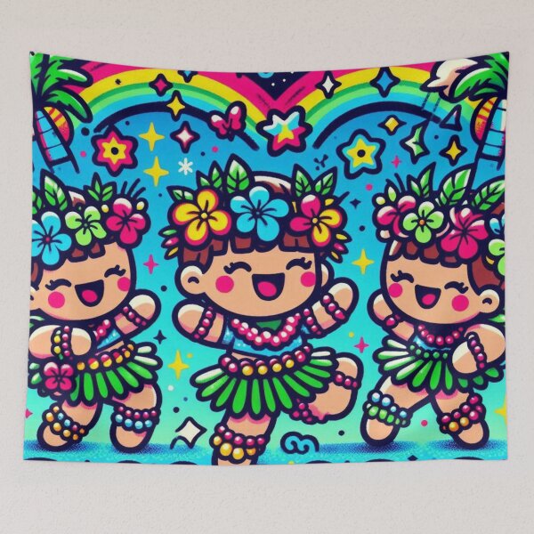 Item preview, Enchanting Hula Kids - 099 designed and sold by sagaofsilence.