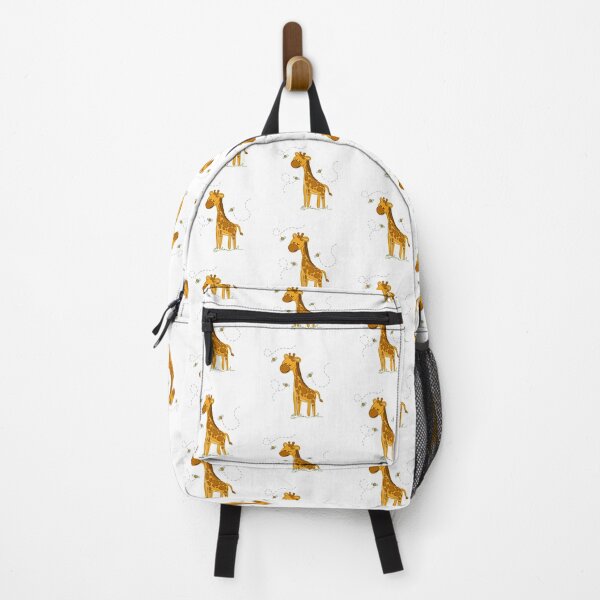 Artikelvorschau, Giraffenbaby und Hummeln entworfen und verkauft von PalmettoSticker.