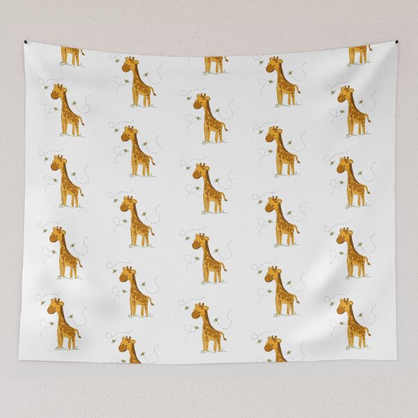 Item preview, Baby Giraffe and Bumble Bees designed and sold by PalmettoSticker.