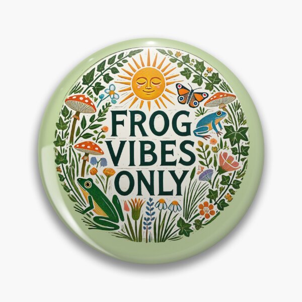 Item preview, Frog Vibes Only designed and sold by FrictionMaxxing.