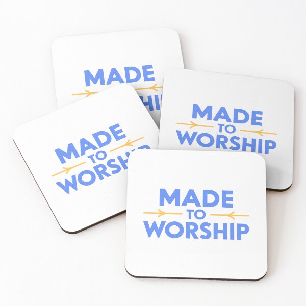 Item preview, Made To Worship! Blue Gold designed and sold by PMCreative.