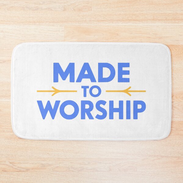 Item preview, Made To Worship! Blue Gold designed and sold by PMCreative.