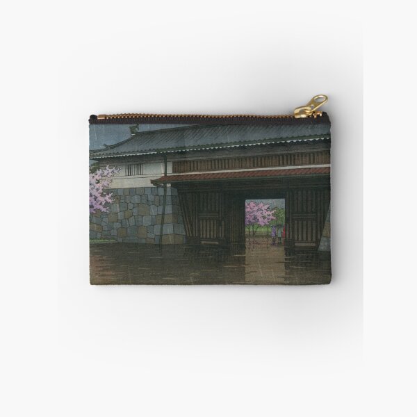 Item preview, Spring Rain at Sakurada Gate by Kawase Hasui designed and sold by Takeda-art.