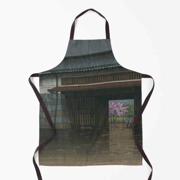 Item preview, Spring Rain at Sakurada Gate by Kawase Hasui designed and sold by Takeda-art.