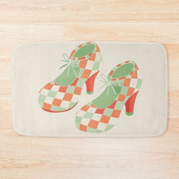 Item preview, Cute Disco Shoes - Simple Woodblock Print Vintage Inspired designed and sold by bearslover.