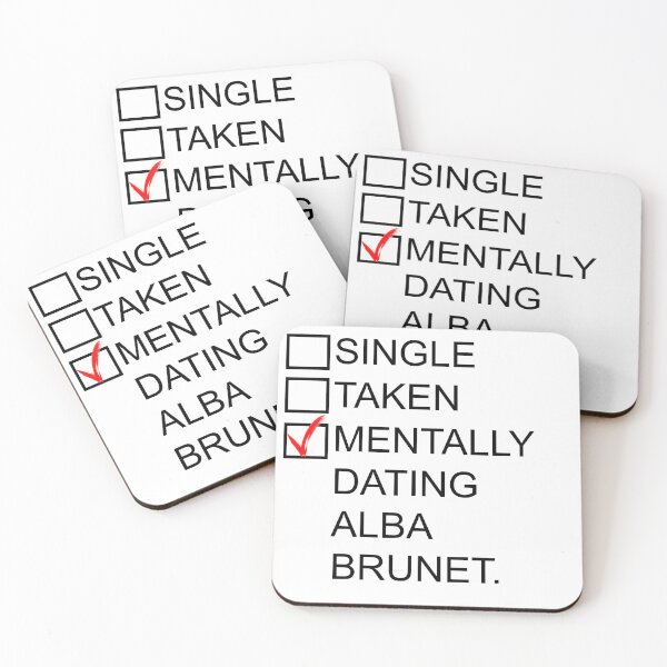 Item preview, Mentally Dating Alba Brunet designed and sold by Sapphodramatic.